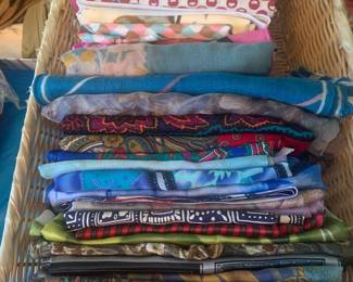 Gorgeous silk scarves