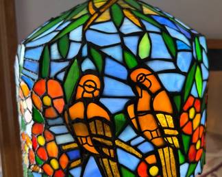 Tiffany Style-Stained Glass Lamp