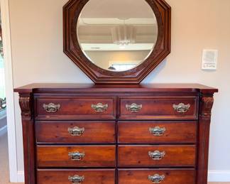 8-drawer dresser and mirror