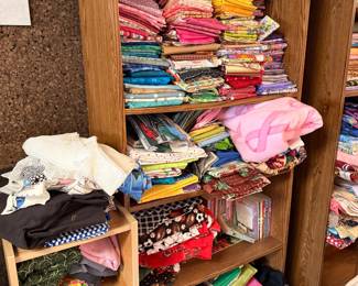 Assorted Fabric Fat Quarters and Yardage