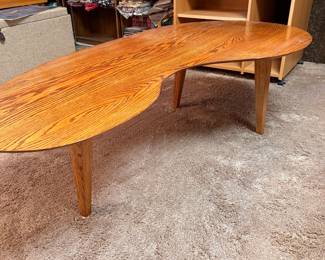 Mid-Century Modern Lane Kidney Bean Coffee Table
