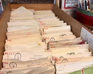 Vintage "Pres-On" Needlepoint Patterns and Supplies