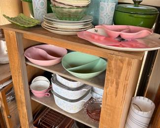 CorningWare "Rosehip" Pattern Casserole Dishes