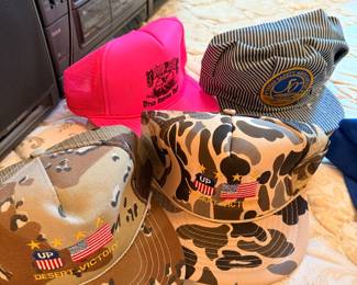 Assorted Themed Trucker Hats (Racing, Railroad, Camo)