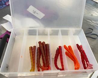 Lots of fishing gear 