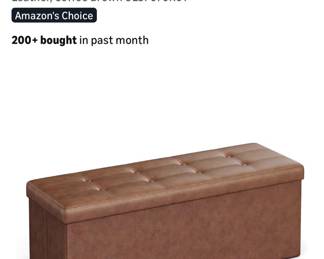 Storage Ottoman $25