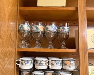MIKASA MUGS AND GLASSES