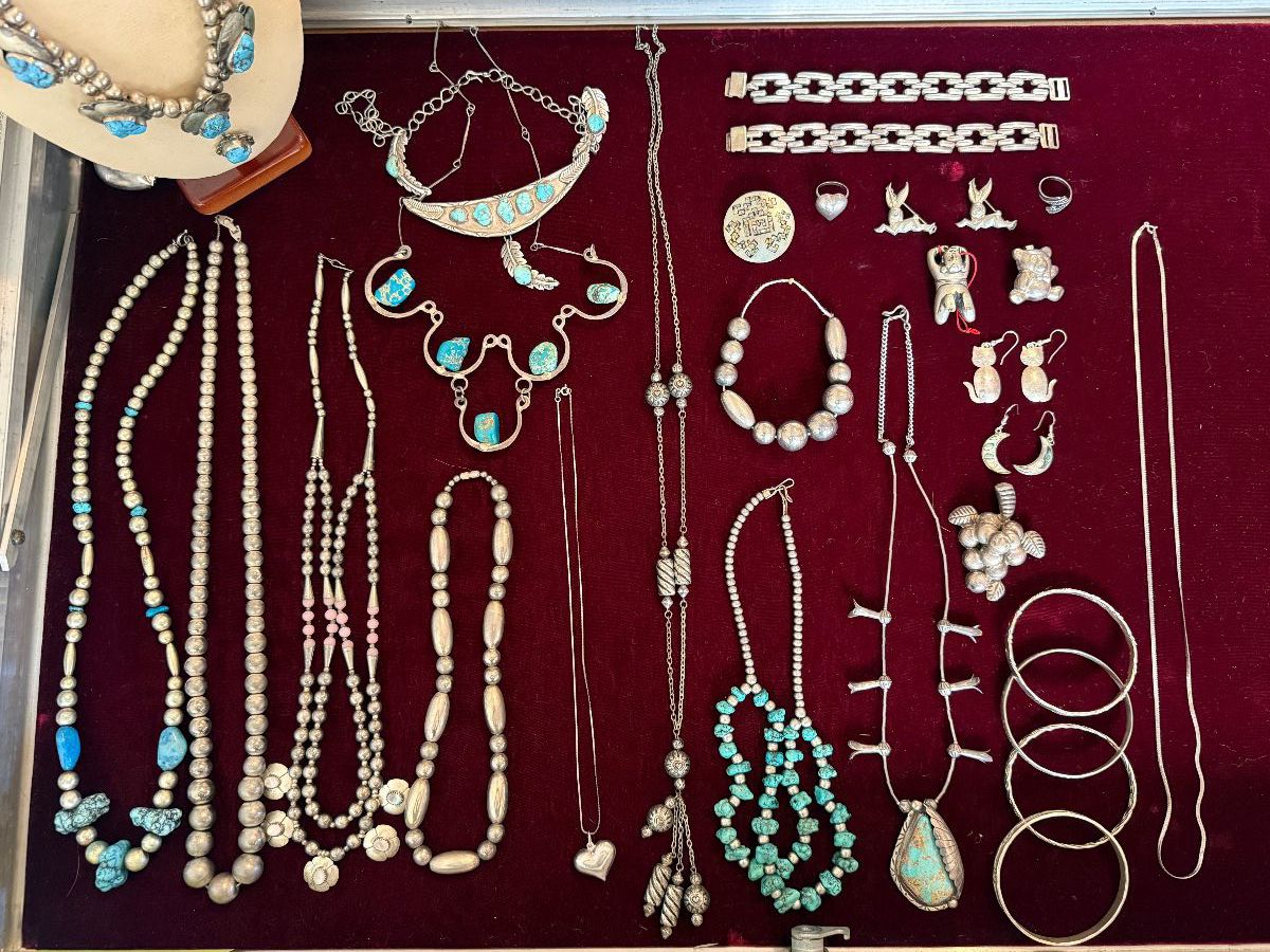 STERLING SILVER NATIVE AMERICAN JEWELRY 