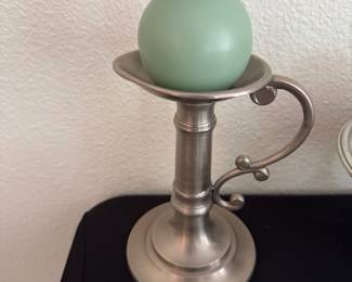 Pewter Candle Holder