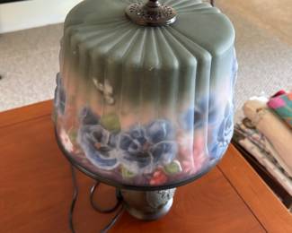 Handel Bronze Base Butterfly Shade Lamp