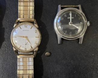 Pair of Vintage Watches Not Working Broken