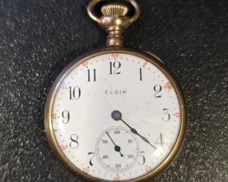 Elgin Pocket Watch Classic Design, Not Moving
