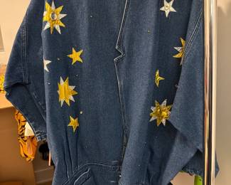Jean Jacket with star detail