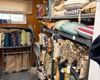 Lots of accent pillows