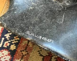 Robert Kwechete African Carved Stone Giraffe Sculpture