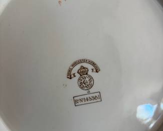 Royal Worcester Vitreous Porcelain Soup Tureen 