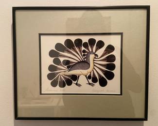 Framed & Matted Print "Flower Bud” by Kenojuak Ashevak