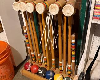 1980s  Forster 6-Player Croquet Set