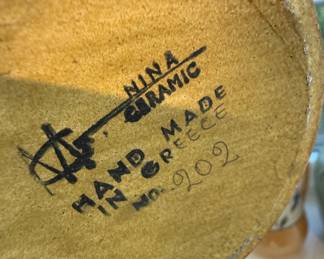 Nina Ceramic Greek Amphora Vase Reproduction