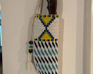 Native American Style Beaded Knife Sheath 