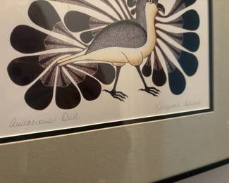 Framed & Matted Print "Audacious Owl" by&nbsp;Kenojuak Ashevak