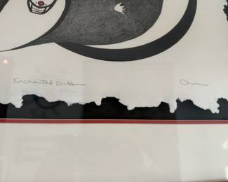 Framed & Matted Print "Enchanted Puffin" by Chuna McIntyre