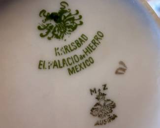 M.Z. Austria Porcelain Sugar Bowls