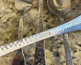 Wallace Continental Hammered Stainless Steel Flatware