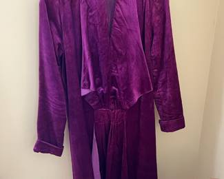 Purple Velvet Robe
