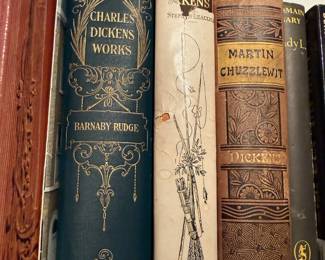 Barnaby Rudge by Charles Dickens, 1936 Hardcover Charles Dickens - His Life & Work Biography by Stephen Leacock, Hardcover Edition The Life & Adventures Of Martin Chuzzlewit by Charles Dickens