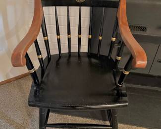 Alumni Black Windsor Style Captain Chair