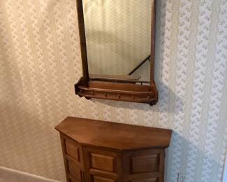 Hallway chest, mirror