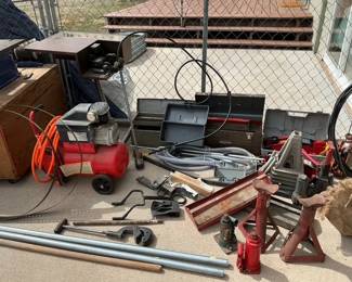 Pressure tank and misc jacks and such