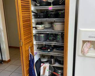 Pots and pans galore