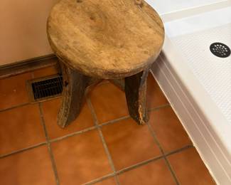 small wood stool