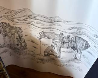 western drawing