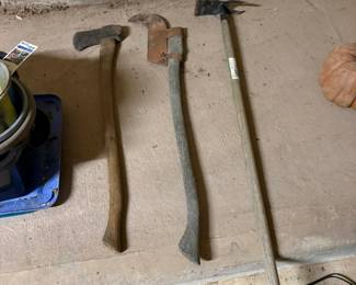 axe, tools