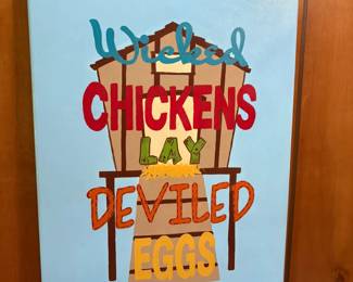 Chickens signs