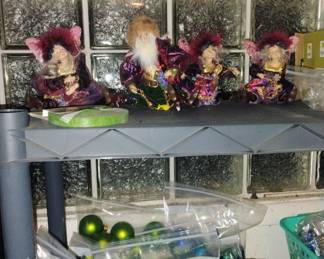 Fairies and Christmas decorations