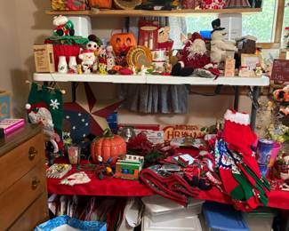 holiday decor, storage tubs