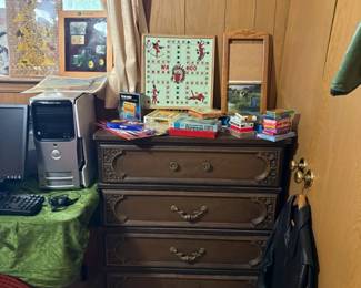 games, chest of drawers