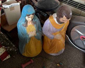 Blow mold nativity