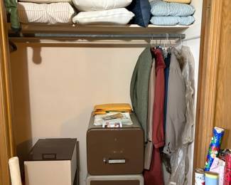 pillows, safes, coats