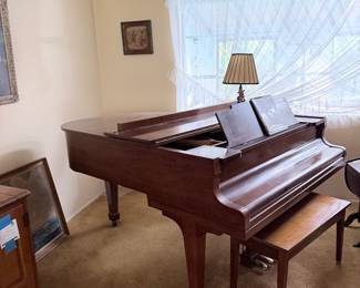 Baby grand piano