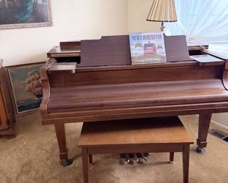 Baby grand piano