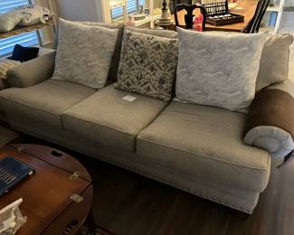 Quality Conventional Reupholstered 7.5' Sofa 