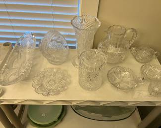 American Brillant Leaded Cut Glass