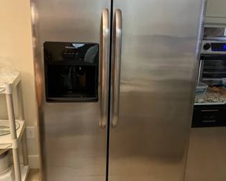 Frigidaire Stainless Steel Side by Side with Water & Ice in Door