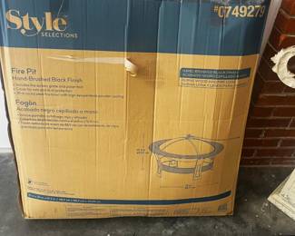 Fire pit -- never used  -- new in box