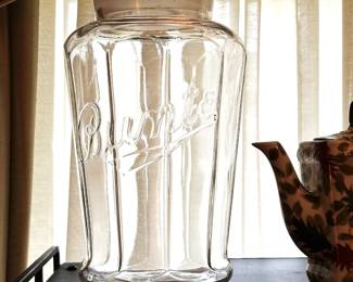 vintage Bunte Brothers candy store advertising jar